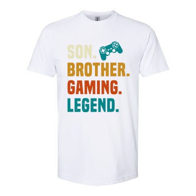 Son Brother Gaming Legend Next Level Gear And Accessories Gift Softstyle CVC T-Shirt