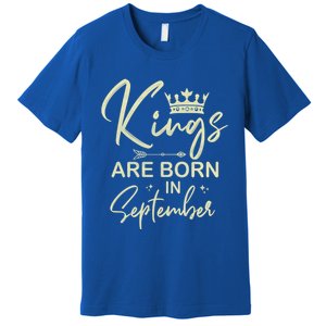 September Birthday Graphic Born In September Gift Premium T-Shirt