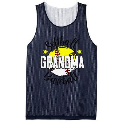 Softball Baseball Grandma Gift For Women Mesh Reversible Basketball Jersey Tank