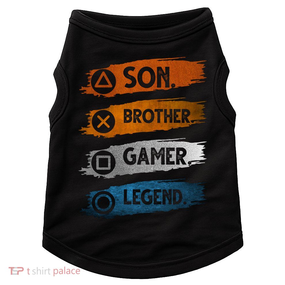 Son Brother Gamer Legend Controller Doggie Tank