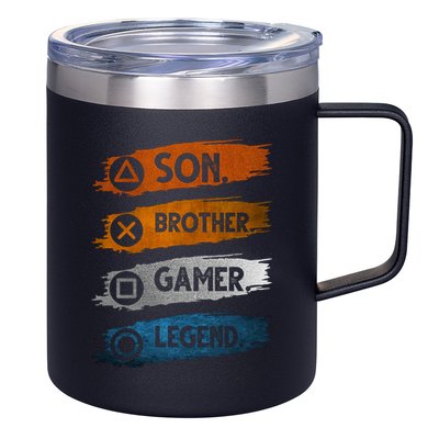 Son Brother Gamer Legend Controller 12oz Stainless Steel Coffee Mug