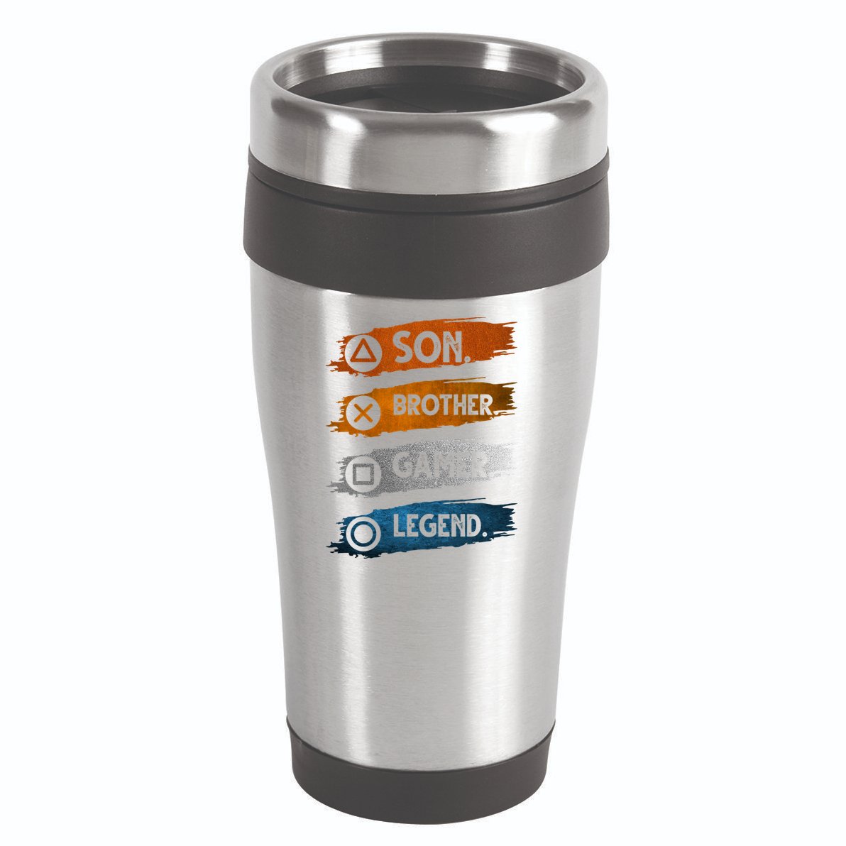 Son Brother Gamer Legend Controller 16oz Travel Tumbler