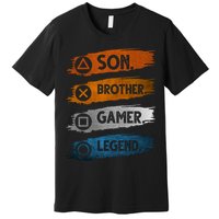 Son Brother Gamer Legend Controller Premium T-Shirt