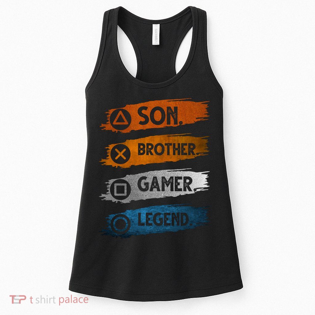 Son Brother Gamer Legend Controller Womens Tank Top