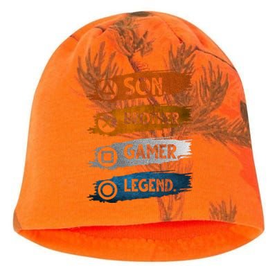 Son Brother Gamer Legend Controller Kati - Camo Knit Beanie