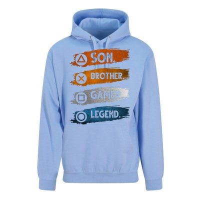 Son Brother Gamer Legend Controller Unisex Surf Hoodie