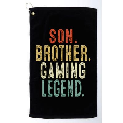 Son Brother Gaming Legend Meaningful Gift Golf Towel