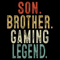 Son Brother Gaming Legend Meaningful Gift Women's Crop Top Tee