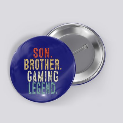 Son Brother Gaming Legend Meaningful Gift Button