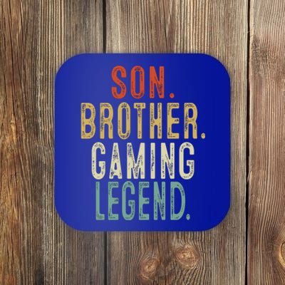 Son Brother Gaming Legend Meaningful Gift Coaster