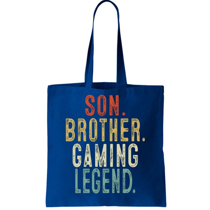 Son Brother Gaming Legend Meaningful Gift Tote Bag