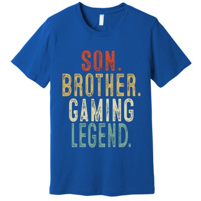 Son Brother Gaming Legend Meaningful Gift Premium T-Shirt