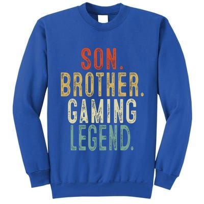 Son Brother Gaming Legend Meaningful Gift Tall Sweatshirt