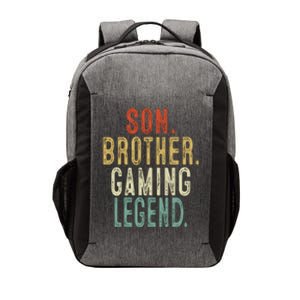 Son Brother Gaming Legend Meaningful Gift Vector Backpack