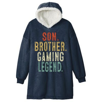 Son Brother Gaming Legend Meaningful Gift Hooded Wearable Blanket