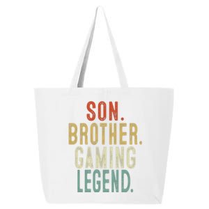 Son Brother Gaming Legend Meaningful Gift 25L Jumbo Tote