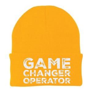 Softball & Baseball Game Scorekeeper Changer Operator Design Knit Cap Winter Beanie