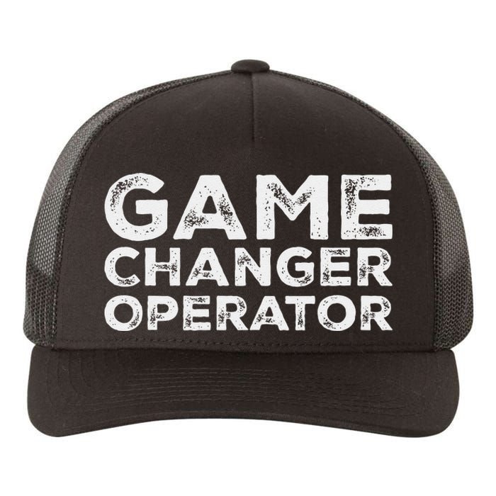 Softball & Baseball Game Scorekeeper Changer Operator Design Yupoong Adult 5-Panel Trucker Hat