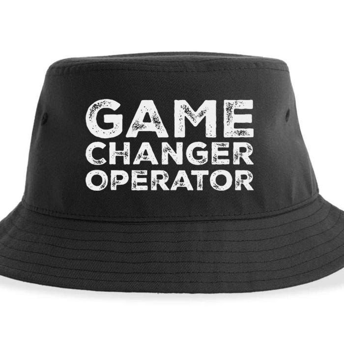 Softball & Baseball Game Scorekeeper Changer Operator Design Sustainable Bucket Hat