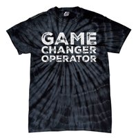 Softball & Baseball Game Scorekeeper Changer Operator Design Tie-Dye T-Shirt