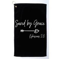 Saved By Grace Ephesians Scripture Christian Bible Verse Golf Towel
