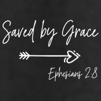 Saved By Grace Ephesians Scripture Christian Bible Verse Golf Towel