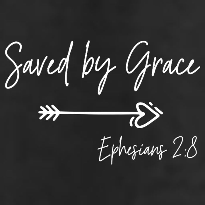 Saved By Grace Ephesians Scripture Christian Bible Verse Golf Towel