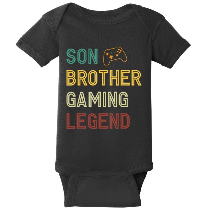 Son Brother Gaming Legend Baby Bodysuit