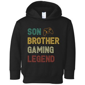 Son Brother Gaming Legend Toddler Hoodie