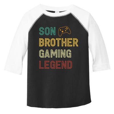 Son Brother Gaming Legend Toddler Fine Jersey T-Shirt