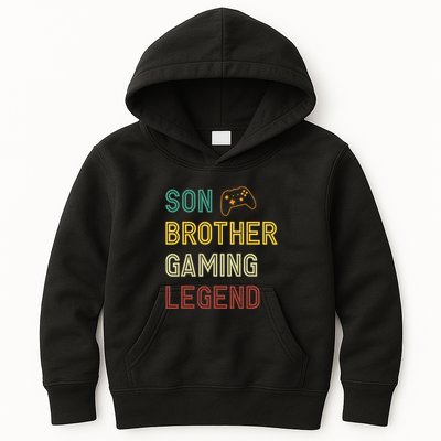 Son Brother Gaming Legend Kids Hoodie