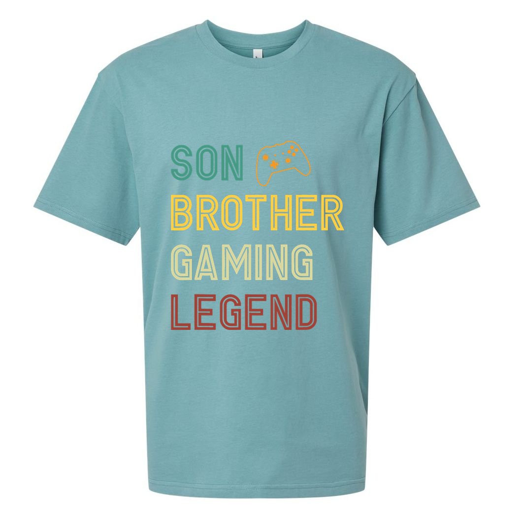 Son Brother Gaming Legend Sueded Cloud Jersey T-Shirt