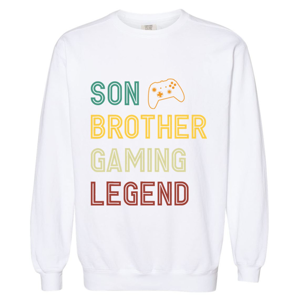 Son Brother Gaming Legend Garment-Dyed Sweatshirt