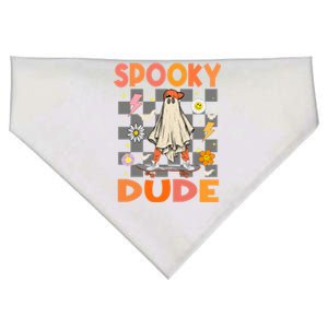 Skateboard Boo Ghost Spooky Dude Hippie Halloween Costumes Gift USA-Made Doggie Bandana