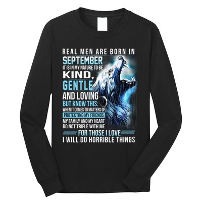 September Birthday Gift Long Sleeve Shirt