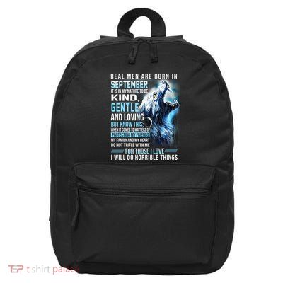 September Birthday Gift 16 in Basic Backpack
