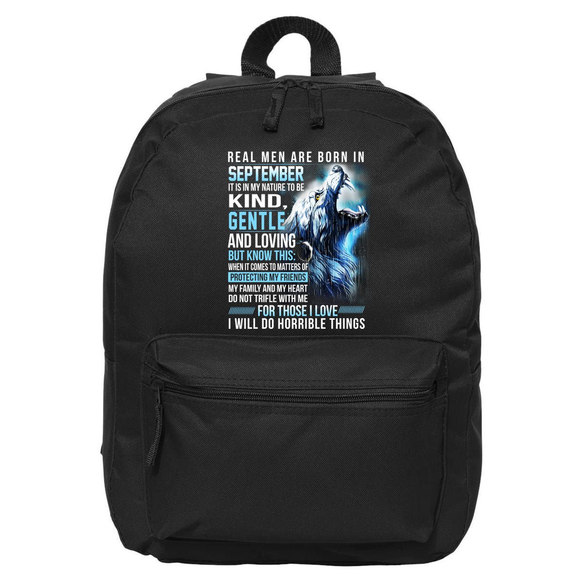 September Birthday Gift 16 in Basic Backpack
