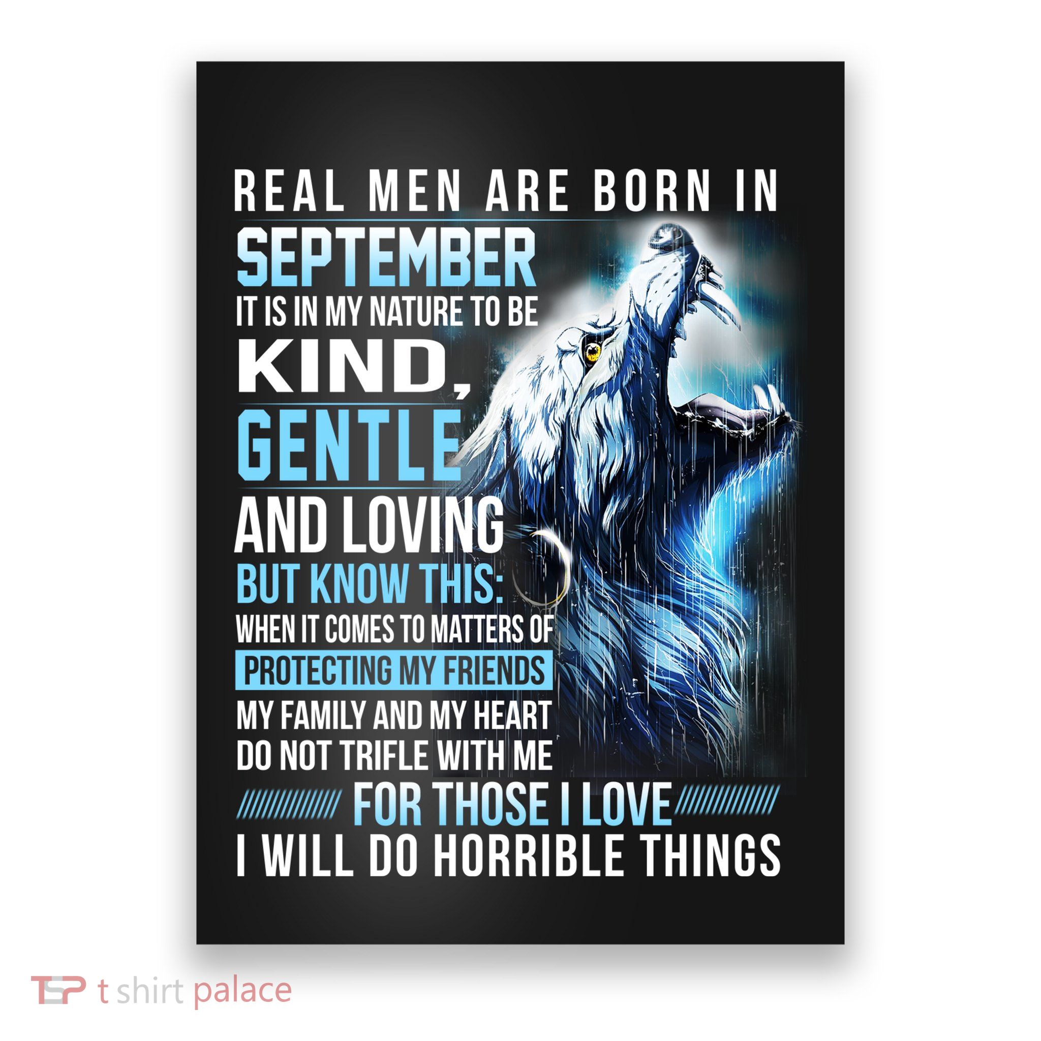 September Birthday Gift Poster