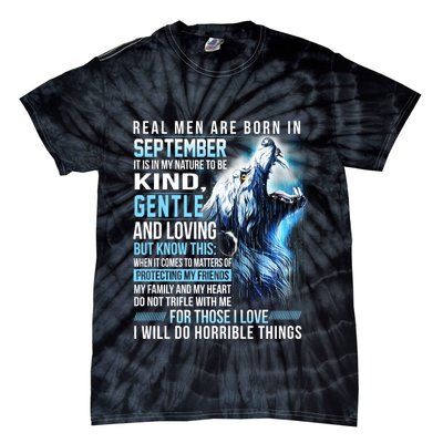 September Birthday Gift Tie-Dye T-Shirt