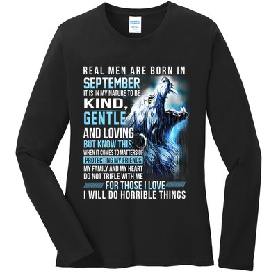 September Birthday Gift Ladies Long Sleeve Shirt