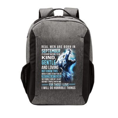 September Birthday Gift Vector Backpack