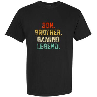 Son Brother Gaming Legend Gamer Gaming Garment-Dyed Heavyweight T-Shirt