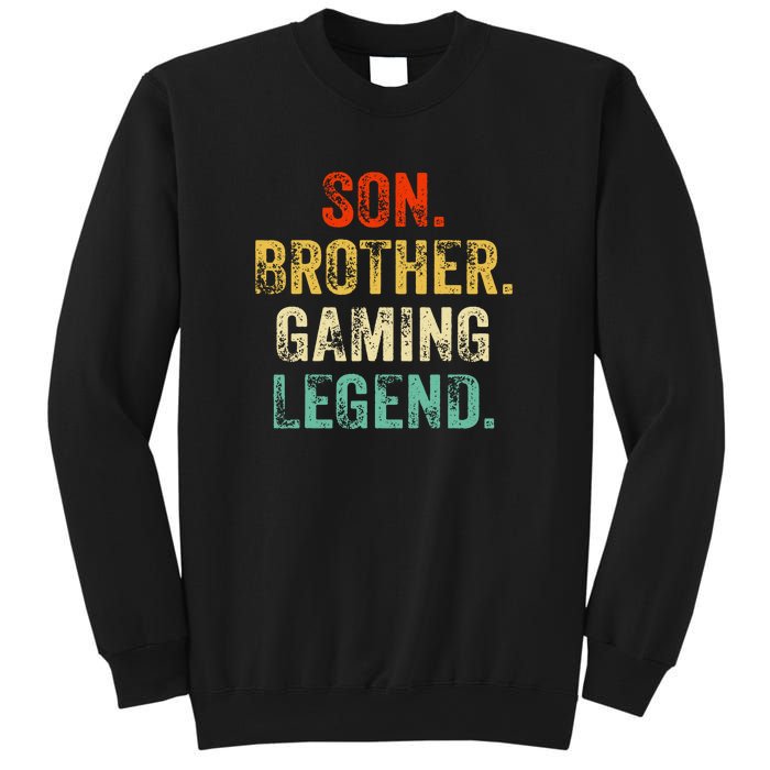 Son Brother Gaming Legend Gamer Gaming Sweatshirt