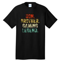 Son Brother Gaming Legend Gamer Gaming Tall T-Shirt