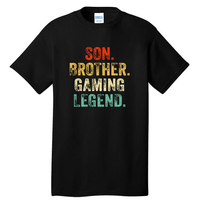 Son Brother Gaming Legend Gamer Gaming Tall T-Shirt