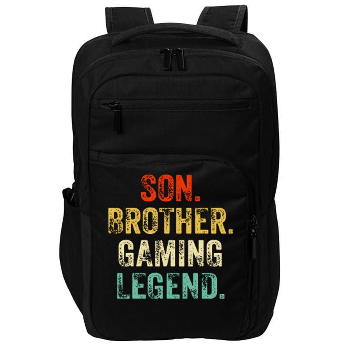 Son Brother Gaming Legend Gamer Gaming Impact Tech Backpack