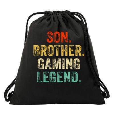 Son Brother Gaming Legend Gamer Gaming Drawstring Bag