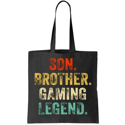 Son Brother Gaming Legend Gamer Gaming Tote Bag