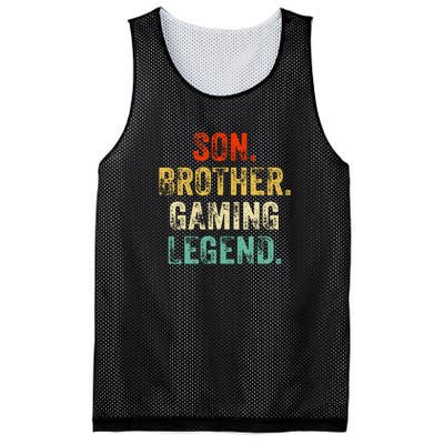 Son Brother Gaming Legend Gamer Gaming Mesh Reversible Basketball Jersey Tank