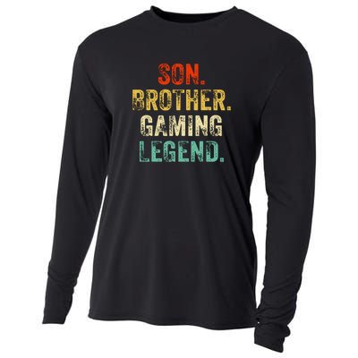 Son Brother Gaming Legend Gamer Gaming Cooling Performance Long Sleeve Crew